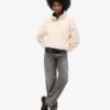 Superweiches Teddy-Fleece mit Druckknopfkragen Superweiches Teddy-Fleece mit Druckknopfkragen