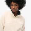 Superweiches Teddy-Fleece mit Druckknopfkragen Superweiches Teddy-Fleece mit Druckknopfkragen