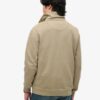 Sweatshirt mit halbem Reißverschluss und Kontrastnähten