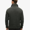 Sweatshirt mit halbem Reißverschluss und Kontrastnähten