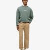 Sweatshirt mit lockerem Schnitt und Mikro-Logo-Grafik