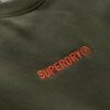 Sweatshirt mit lockerem Schnitt und Mikro-Logo-Grafik