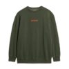 Sweatshirt mit lockerem Schnitt und Mikro-Logo-Grafik
