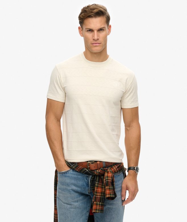 T-Shirt aus Organic Cotton mit Vintage-Struktur T-Shirt aus Organic Cotton mit Vintage-Struktur