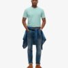T-Shirt aus Organic Cotton mit Vintage-Struktur