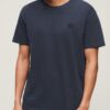 T-Shirt aus Organic Cotton mit Vintage-Struktur