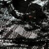 T-Shirt-Kleid mit hohem Kragen und Pailletten