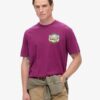 T-Shirt mit Aufdruck „Travel Postcard Chest“