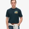 T-Shirt mit Aufdruck „Travel Postcard Chest“