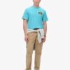 T-Shirt mit Aufdruck „Travel Postcard Chest“