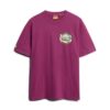 T-Shirt mit Aufdruck „Travel Postcard Chest“