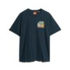 T-Shirt mit Aufdruck „Travel Postcard Chest“