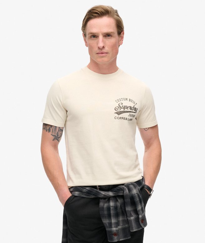 T-Shirt mit „Copper Label“-Brustgrafik T-Shirt mit „Copper Label“-Brustgrafik