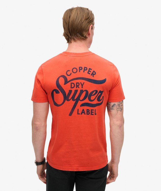T-Shirt mit „Copper Label“-Brustgrafik T-Shirt mit „Copper Label“-Brustgrafik