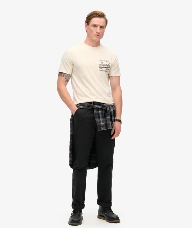 T-Shirt mit „Copper Label“-Brustgrafik T-Shirt mit „Copper Label“-Brustgrafik