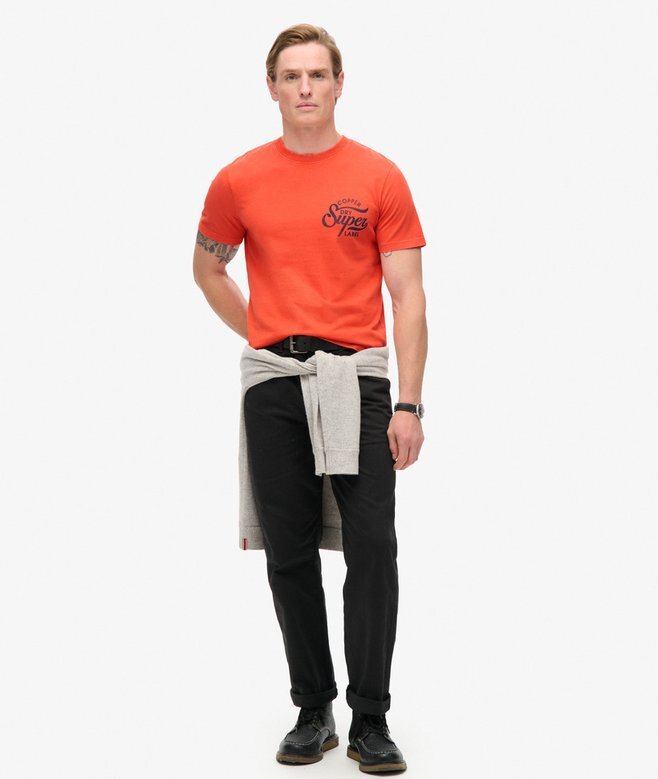 T-Shirt mit „Copper Label“-Brustgrafik T-Shirt mit „Copper Label“-Brustgrafik