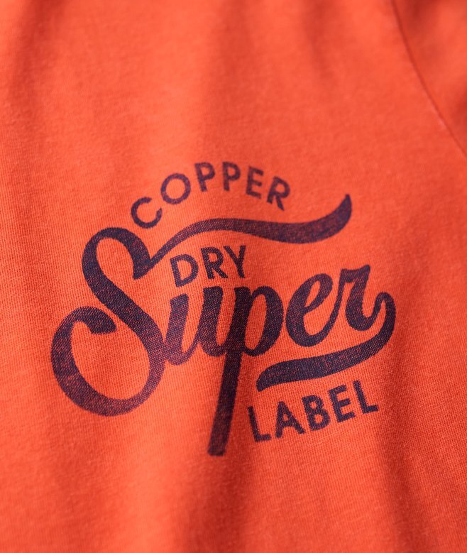 T-Shirt mit „Copper Label“-Brustgrafik T-Shirt mit „Copper Label“-Brustgrafik