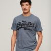 T-Shirt mit gesticktem Vintage-Logo