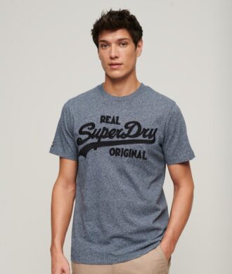 T-Shirt mit gesticktem Vintage-Logo
