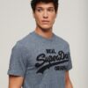 T-Shirt mit gesticktem Vintage-Logo