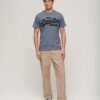 T-Shirt mit gesticktem Vintage-Logo