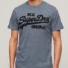 T-Shirt mit gesticktem Vintage-Logo