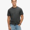 T-Shirt mit kontrastfarbener Naht an der Tasche