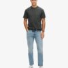 T-Shirt mit kontrastfarbener Naht an der Tasche