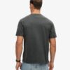 T-Shirt mit kontrastfarbener Naht an der Tasche