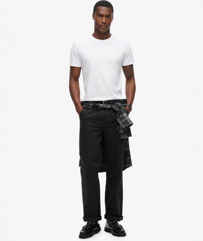 T-Shirt mit „Organic Cotton Essential“-Logo T-Shirt mit „Organic Cotton Essential“-Logo