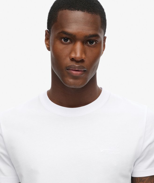 T-Shirt mit „Organic Cotton Essential“-Logo T-Shirt mit „Organic Cotton Essential“-Logo