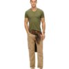 T-Shirt mit V-Ausschnitt und „Organic Cotton Essential“-Logo T-Shirt mit V-Ausschnitt und „Organic Cotton Essential“-Logo