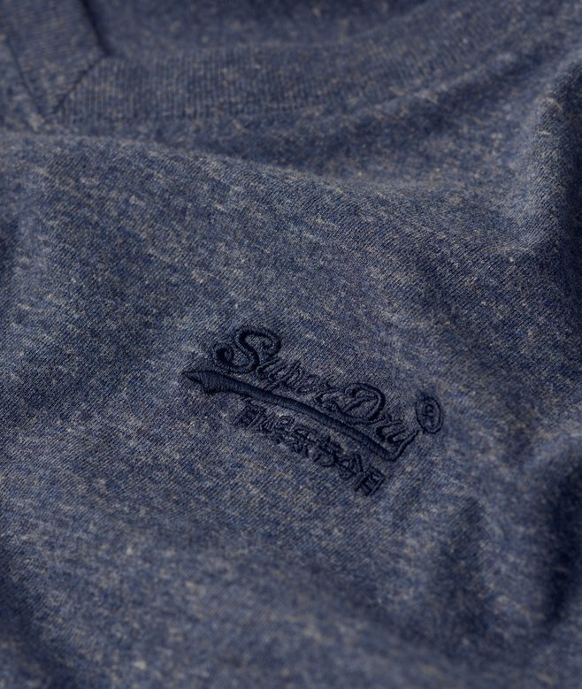 T-Shirt mit V-Ausschnitt und „Organic Cotton Essential“-Logo T-Shirt mit V-Ausschnitt und „Organic Cotton Essential“-Logo