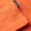 T-Shirt mit V-Ausschnitt und „Organic Cotton Essential“-Logo
