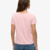 T-Shirt mit V-Ausschnitt und Slub-Stickerei T-Shirt mit V-Ausschnitt und Slub-Stickerei