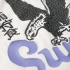 T-Shirt mit verziertem Poster-Motiv und Flügelärmeln