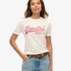 T-Shirt mit verziertem Vintage-Logo