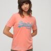 T-Shirt mit verziertem Vintage-Logo