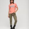 T-Shirt mit verziertem Vintage-Logo