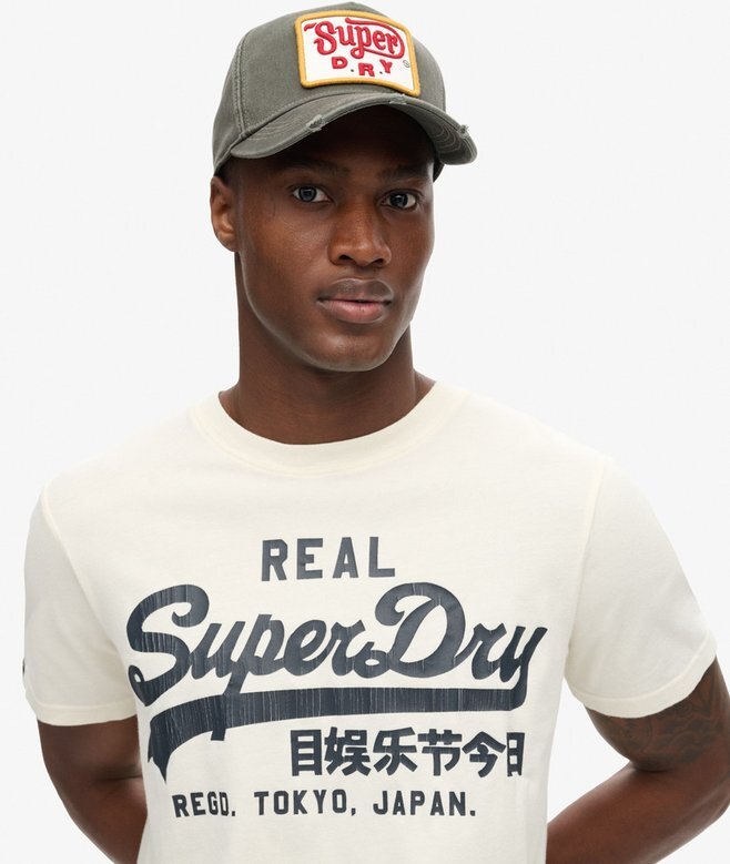 T-Shirt mit Vintage-Logo-Grafik T-Shirt mit Vintage-Logo-Grafik