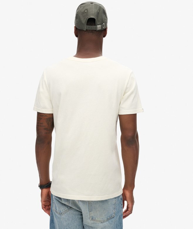 T-Shirt mit Vintage-Logo-Grafik T-Shirt mit Vintage-Logo-Grafik