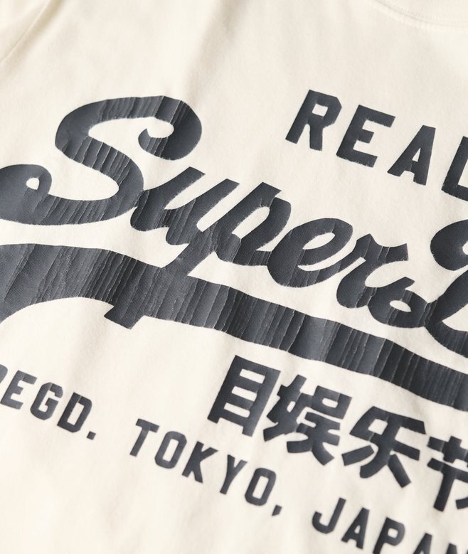 T-Shirt mit Vintage-Logo-Grafik T-Shirt mit Vintage-Logo-Grafik