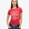 Tailliertes T-Shirt mit Puff-Print Tailliertes T-Shirt mit Puff-Print