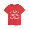 Tailliertes T-Shirt mit Puff-Print Tailliertes T-Shirt mit Puff-Print