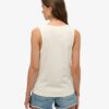 Tanktop mit Vintage-Logo und U-Ausschnitt