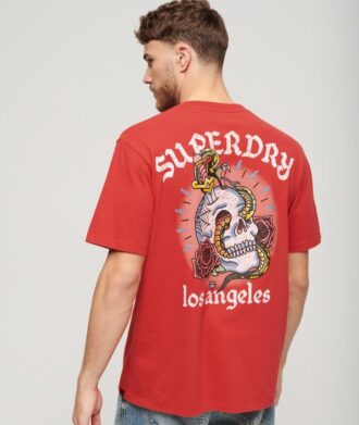 Tattoo-Grafik-T-Shirt in lockerer Passform Tattoo-Grafik-T-Shirt in lockerer Passform