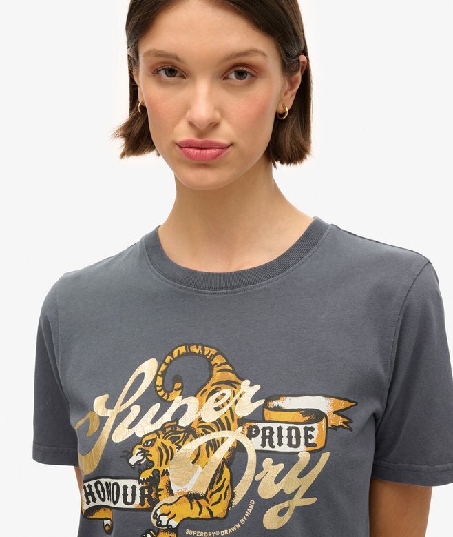 Tattoo Script Relaxed T-Shirt Tattoo Script Relaxed T-Shirt