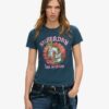 Tattoo-Strass-T-Shirt mit tailliertem Schnitt