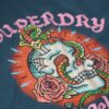 Tattoo-Strass-T-Shirt mit tailliertem Schnitt