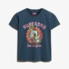 Tattoo-Strass-T-Shirt mit tailliertem Schnitt